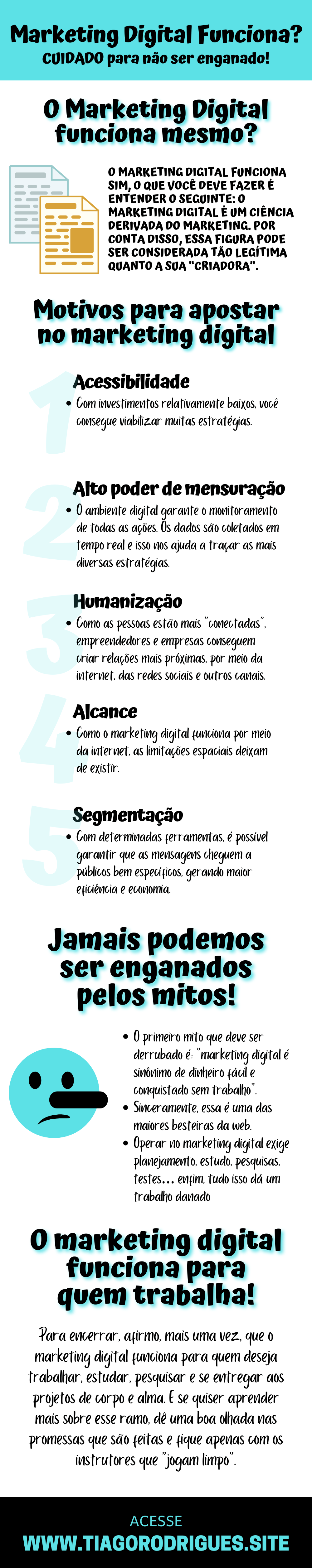 Marketing digital funciona sim, pois, é um ciência derivada do marketing e pode ser considerada tão legítima quanto a sua “criadora”...